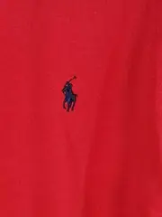 Vorschaubild 3 von Herren Poloshirt Klassisch Rot L 100% Baumwolle
