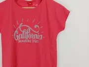 Vorschaubild 2 von Kinder T-Shirt Gr. 164 Pink California Sunshine State Glitzer Casual
