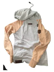 Vorschaubild 2 von Damen Kapuzenpullover Hoodie Gr. 38/M Grau Casual