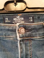 Vorschaubild 4 von Damen Jeans Mid-Rise Super Skinny W28 L28 Blau Stretch