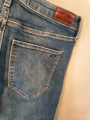 Vorschaubild 6 von Damen Jeans Mid-Rise Super Skinny W28 L28 Blau Stretch