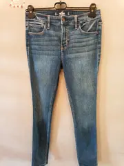 Vorschaubild 2 von Damen Jeans Mid-Rise Super Skinny W28 L28 Blau Stretch