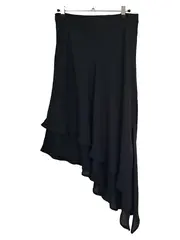 Vorschaubild 2 von Damen Volantrock Schwarz Gr. 38/M Feminin Asymmetrisch
