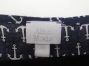 Vorschaubild 5 von Damen T-Shirt Gr. 38/M Blau Maritim Grafik Viskose Kurzarm