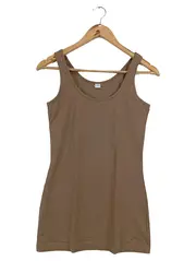 Vorschaubild 1 von Damen Tanktop Basic Top Braun Gr. 36/S Baumwolle