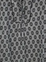 Vorschaubild 4 von Damen Bluse Ethno Muster 3/4 Arm Viskose Schwarz Gr. XS