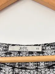 Vorschaubild 6 von Damen Bluse Ethno Muster 3/4 Arm Viskose Schwarz Gr. XS