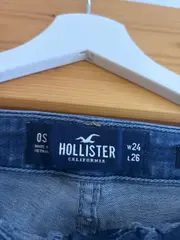 Vorschaubild 2 von Damen Destroyed Jeans Skinny W24/L26 Blau Stretch