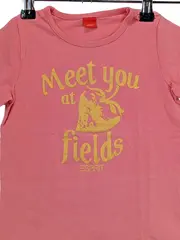 Vorschaubild 2 von Mädchen T-Shirt Gr. 104/110 Rosa Erdbeere Glitzer Baumwolle