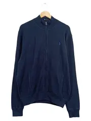 Vorschaubild 1 von Herren Strickjacke Blau Gr. 50/L Baumwolle
