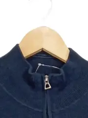 Vorschaubild 5 von Herren Strickjacke Blau Gr. 50/L Baumwolle