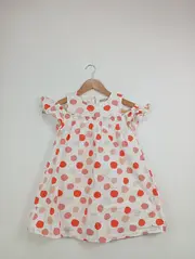 Vorschaubild 2 von Kinder Freizeitkleid Mädchen gepunktet Gr. 134 Mehrfarbig Casual