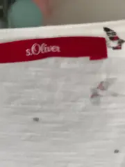 Vorschaubild 2 von Damen Langarmshirt Gr. 42 Weiß Casual mit Vogel Motiv