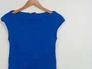 Vorschaubild 3 von Damen Body Gr. 40/L Blau Basic Baumwolle Kurzarm