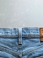 Vorschaubild 4 von Damen Jeans Shorts W28/36 S Blau Casual High Waist Fransen