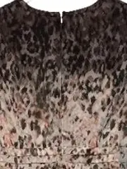 Vorschaubild 5 von Damen Freizeitkleid Gr. 40 Beige Animal-Print Elegant