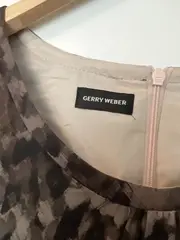 Vorschaubild 6 von Damen Freizeitkleid Gr. 40 Beige Animal-Print Elegant