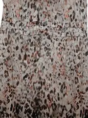 Vorschaubild 3 von Damen Freizeitkleid Gr. 40 Beige Animal-Print Elegant
