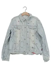 Vorschaubild 1 von Minnie Mouse Jeansjacke Mädchen Gr. 140 Hellblau Kirschen
