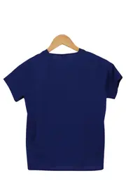 Vorschaubild 2 von Kinder T-Shirt Blau Gr. 52/XL Sportlich Casual Logo