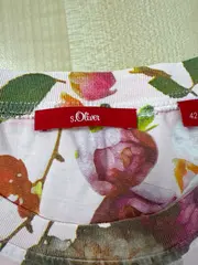 Vorschaubild 3 von Damen T-Shirt Gr. 42/XL Casual Mehrfarbig Blumenmuster