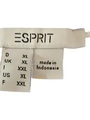 Vorschaubild 6 von Damen Bluse V-Ausschnitt Lila Viskose Gr. XL Kurzarm