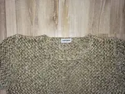 Vorschaubild 6 von Damen Strickpullover Gold Gr. 30-40 Modisch Lochmuster