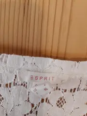 Vorschaubild 4 von Damen Langarmshirt Gr. 40/L Maritim Gestreift Spitze Mehrfarbig