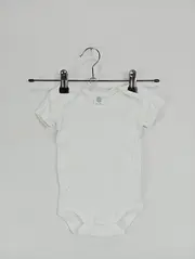 Vorschaubild 2 von Baby Body Kurzarm Weiß Gr. 68
