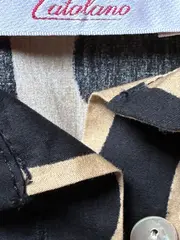 Vorschaubild 7 von Damen Blusenkleid Gr. 36/S Mehrfarbig Modern Baumwolle Muster