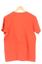 Vorschaubild 2 von WATSONS Herren T-Shirt Rot Gr. 46/S V-Ausschnitt Baumwolle Basic Kurzarm