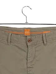 Vorschaubild 2 von Orange Chino Herren Stoffhose Slim Fit W32 Beige Baumwolle