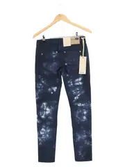 Vorschaubild 2 von Damen Jeans Straight Leg W27 Blau Tie-Dye Casual Stretch