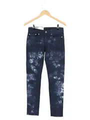 Vorschaubild 1 von Damen Jeans Straight Leg W27 Blau Tie-Dye Casual Stretch