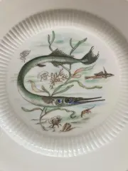 Vorschaubild 2 von KAISER Kuchenteller Porzellan Maritim Fisch Motiv Mehrfarbig 25cm