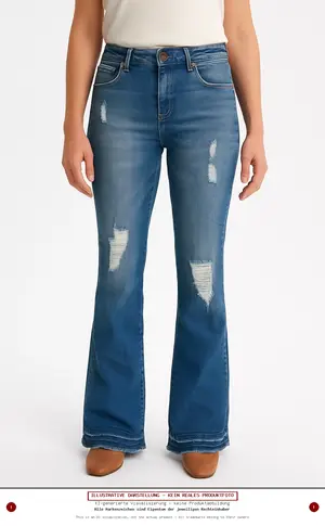 ZARA Destroyed Jeans