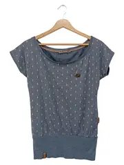 Vorschaubild 1 von Damen T-Shirt Blau Anker Maritim Gr. 36/S Casual Streetwear