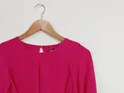 Vorschaubild 3 von Damen Freizeitkleid Gr. 36/S Pink Langarm mit Schleife