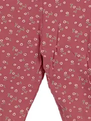 Vorschaubild 3 von Mädchen Leggings Blumenmuster Rosa Gr. 98 2-3 Jahre Baumwolle