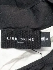 Vorschaubild 2 von Damen Bluse 36/S Schwarz Elegant Kurzarm