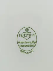 Vorschaubild 2 von Sammelteller Porzellan Blumen Goldrand Elegant Klassisch