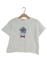 Vorschaubild 1 von Kinder T-Shirt Mädchen Gr. 92-98 Weiß Blumen Applikation