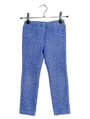 Vorschaubild 1 von Cordhose Mädchen Gr. 110 Blau Blumen