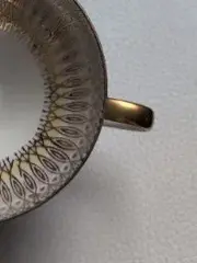 Vorschaubild 4 von Kaffeetasse mit Untertasse Gold Porzellan Bavaria Elegant