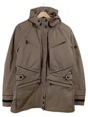 Vorschaubild 1 von Damen Winterjacke Beige Gr. 40 L Outdoor Kapuze
