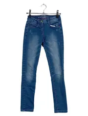 Vorschaubild 1 von Jeans Slim Fit Kinder Mädchen Gr. 146 Blau Denim Hose