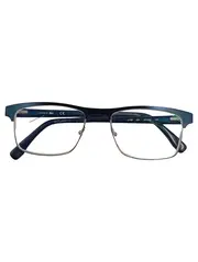 Vorschaubild 2 von Brillengestell L2198 Herren Blau Silber 55-18-145 Metall
