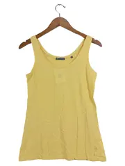 Vorschaubild 1 von Damen Unterhemd Basic Gelb Gr. S Top Shirt Tanktop