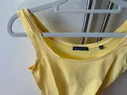 Vorschaubild 2 von Damen Unterhemd Basic Gelb Gr. S Top Shirt Tanktop