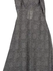 Vorschaubild 3 von Damen Maxikleid Sommerkleid grafisch Träger Polyester Gr. 36 S